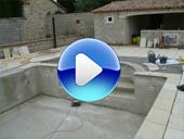 renovation piscine en vert caraibe